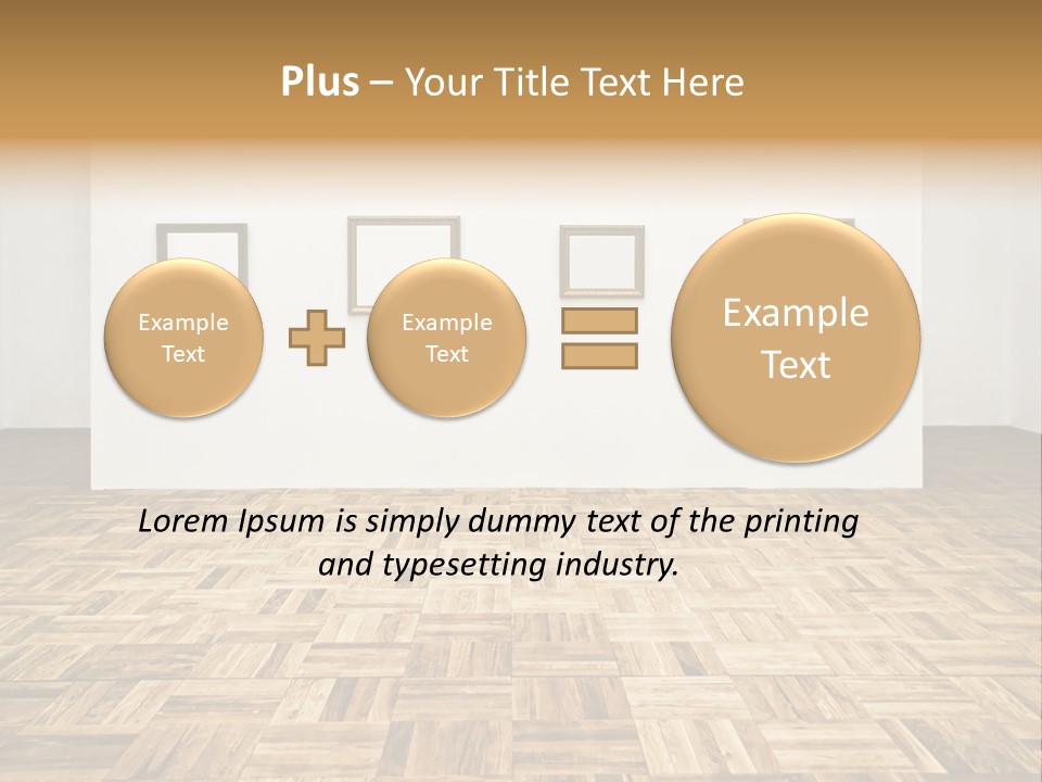 Art Wall Fine PowerPoint Template
