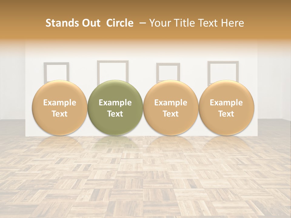 Art Wall Fine PowerPoint Template