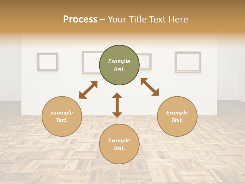 Art Wall Fine PowerPoint Template