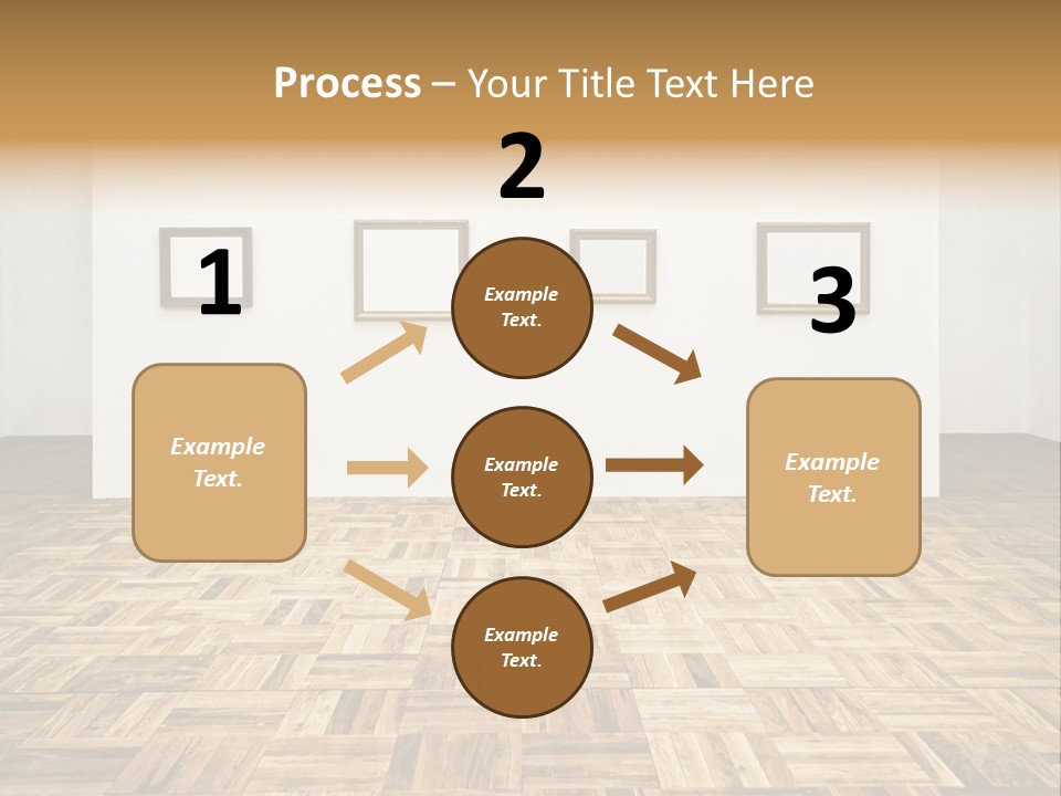 Art Wall Fine PowerPoint Template