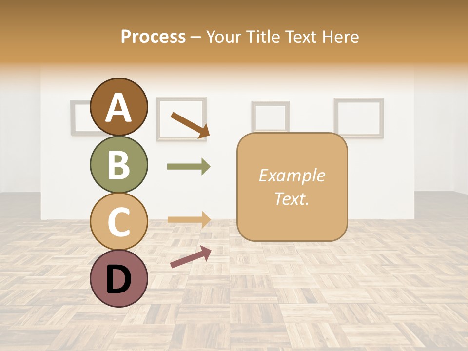 Art Wall Fine PowerPoint Template