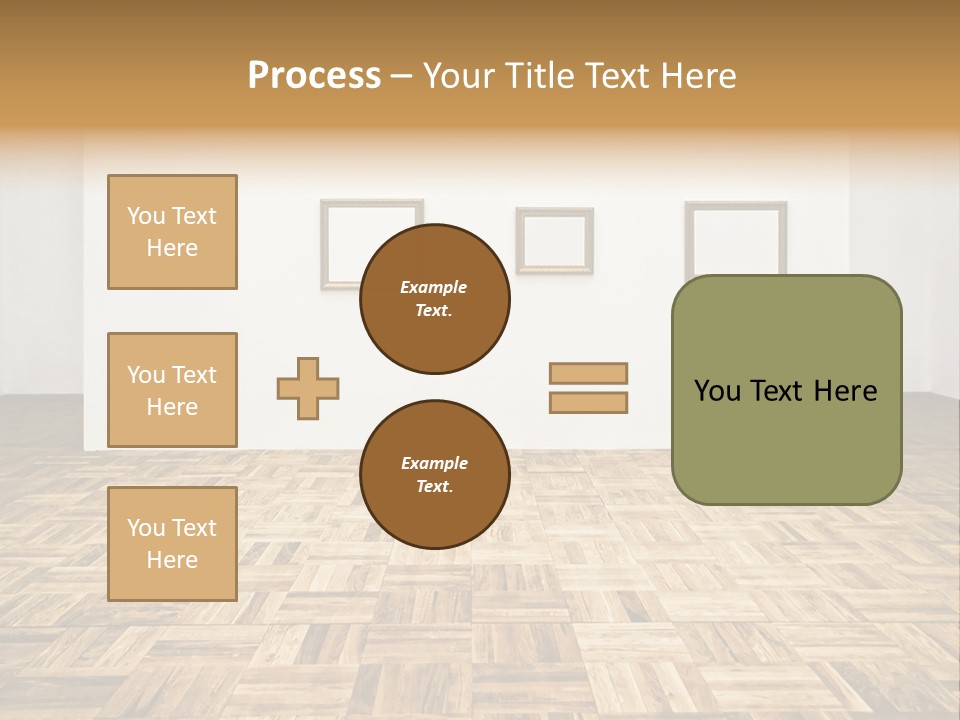 Art Wall Fine PowerPoint Template