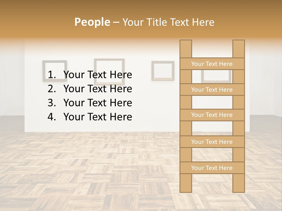 Art Wall Fine PowerPoint Template