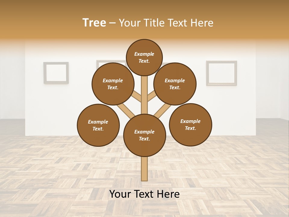 Art Wall Fine PowerPoint Template