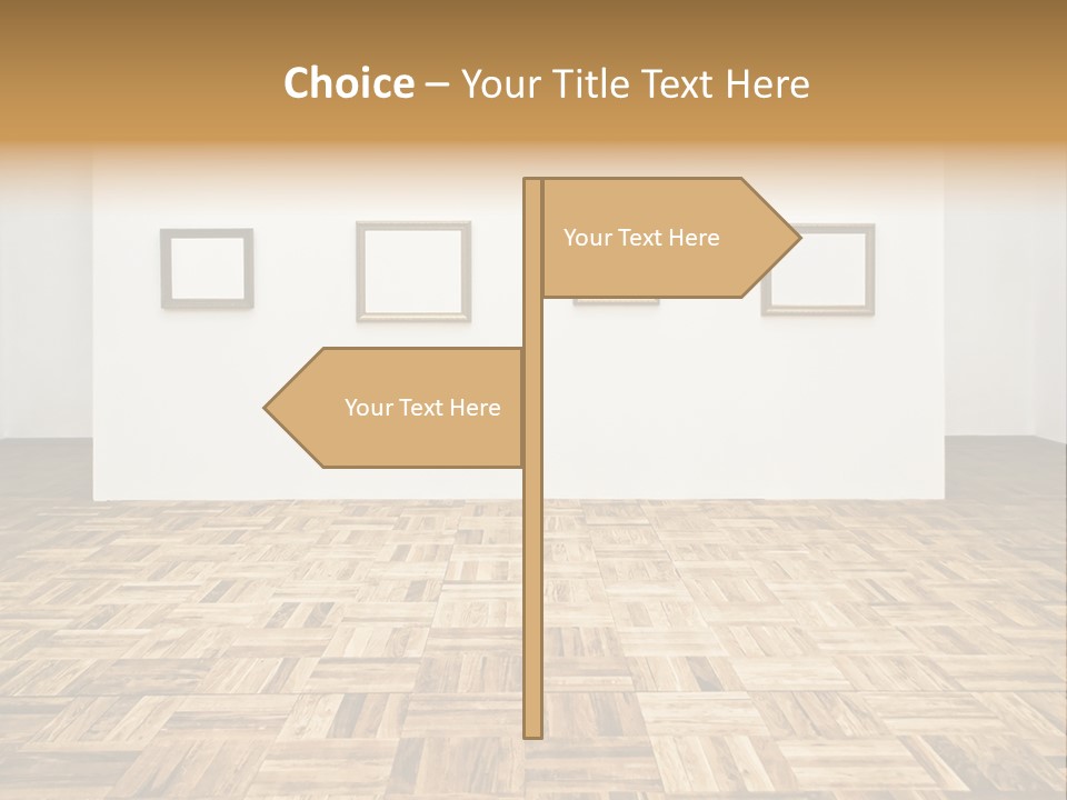 Art Wall Fine PowerPoint Template