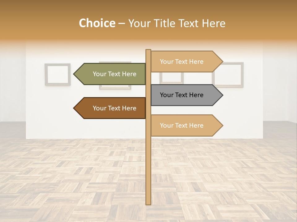 Art Wall Fine PowerPoint Template