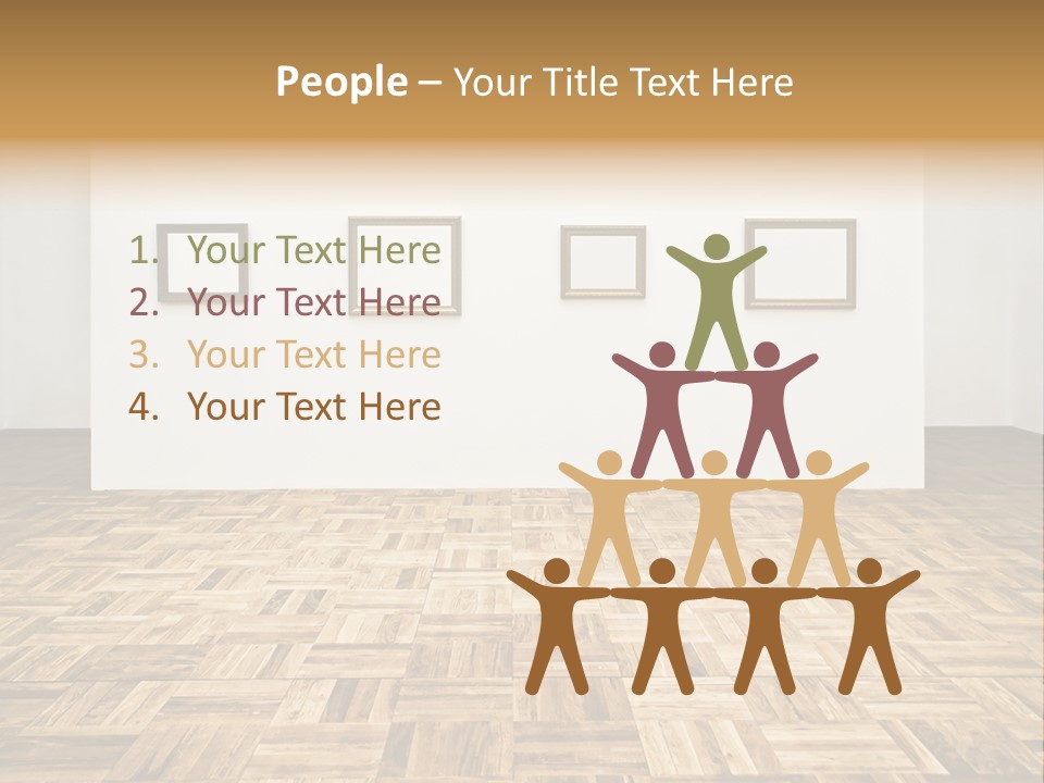 Art Wall Fine PowerPoint Template