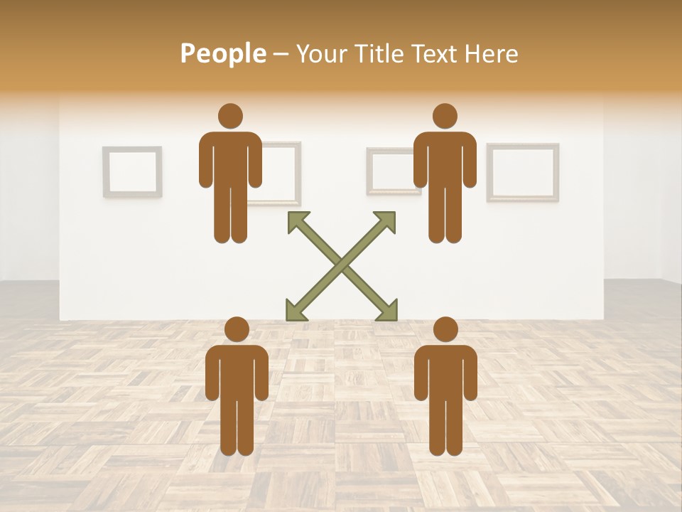 Art Wall Fine PowerPoint Template