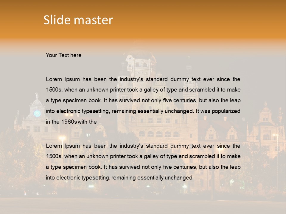 Limestone Road Cityhall PowerPoint Template