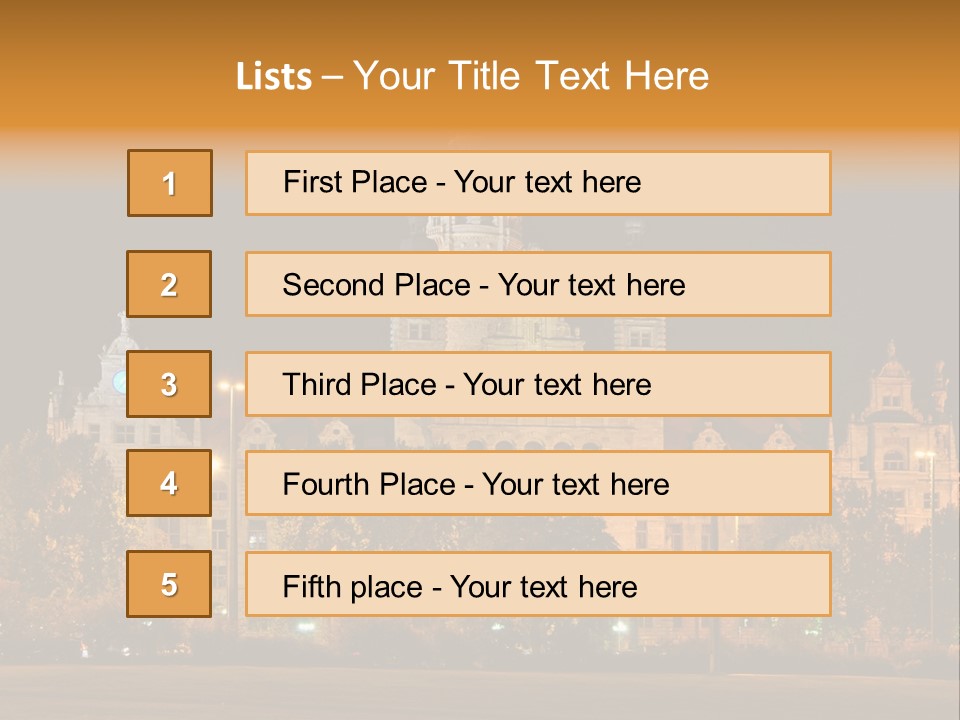 Limestone Road Cityhall PowerPoint Template