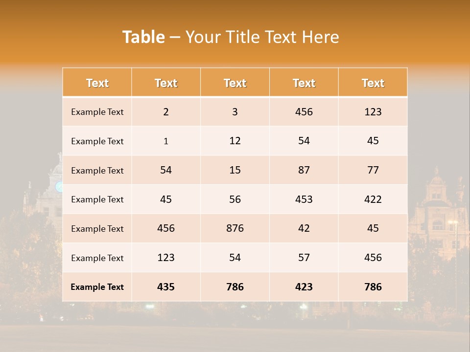 Limestone Road Cityhall PowerPoint Template