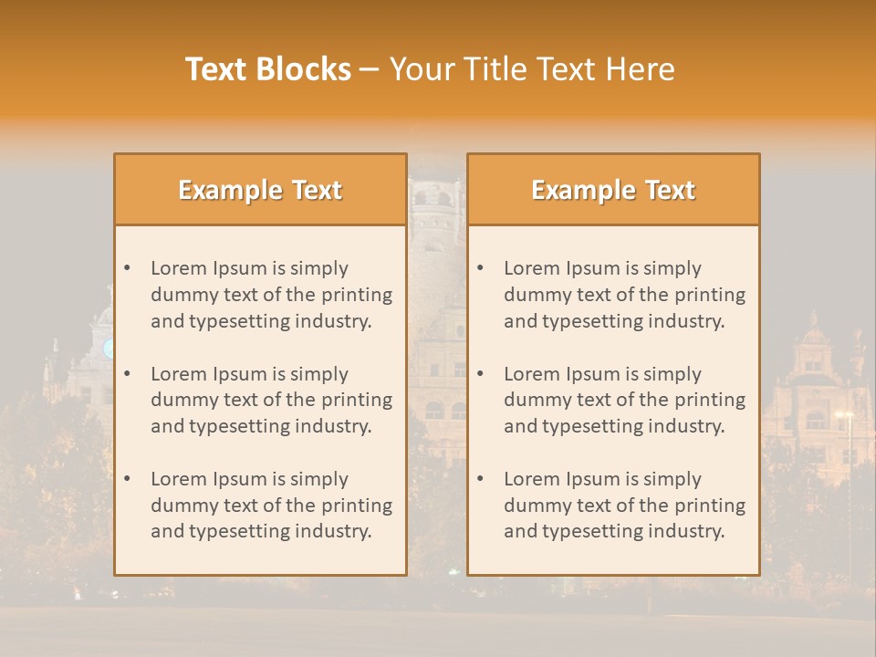 Limestone Road Cityhall PowerPoint Template