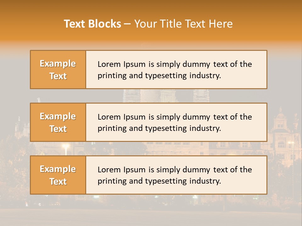 Limestone Road Cityhall PowerPoint Template