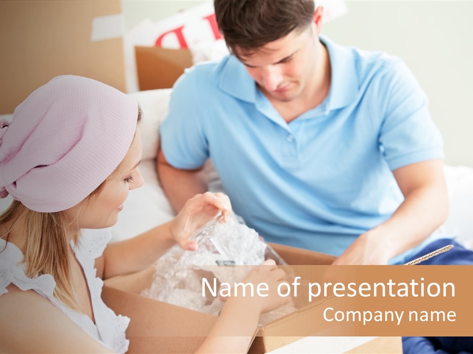 Moving Handsome Estate PowerPoint Template