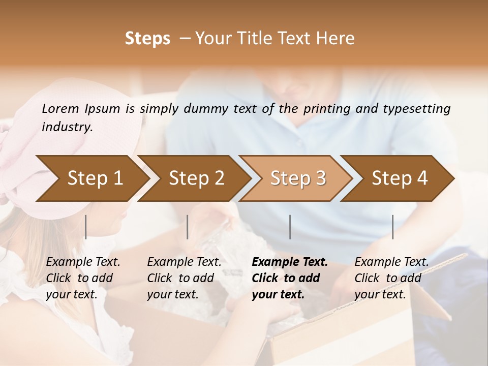 Moving Handsome Estate PowerPoint Template
