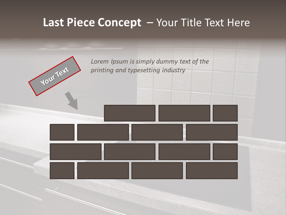 Indoors Domestic Glass PowerPoint Template