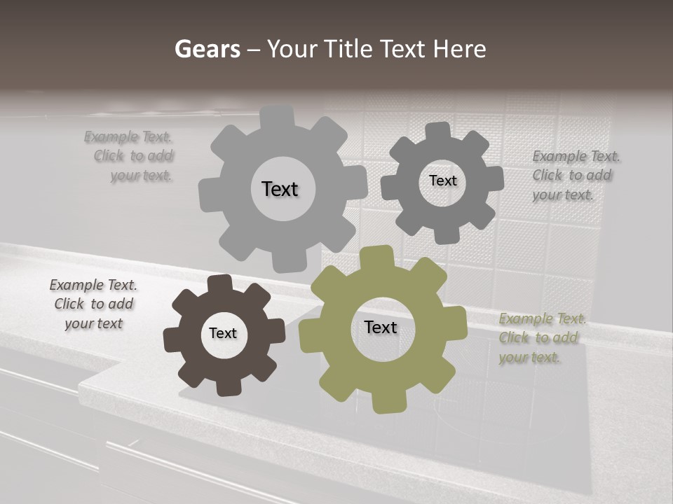 Indoors Domestic Glass PowerPoint Template