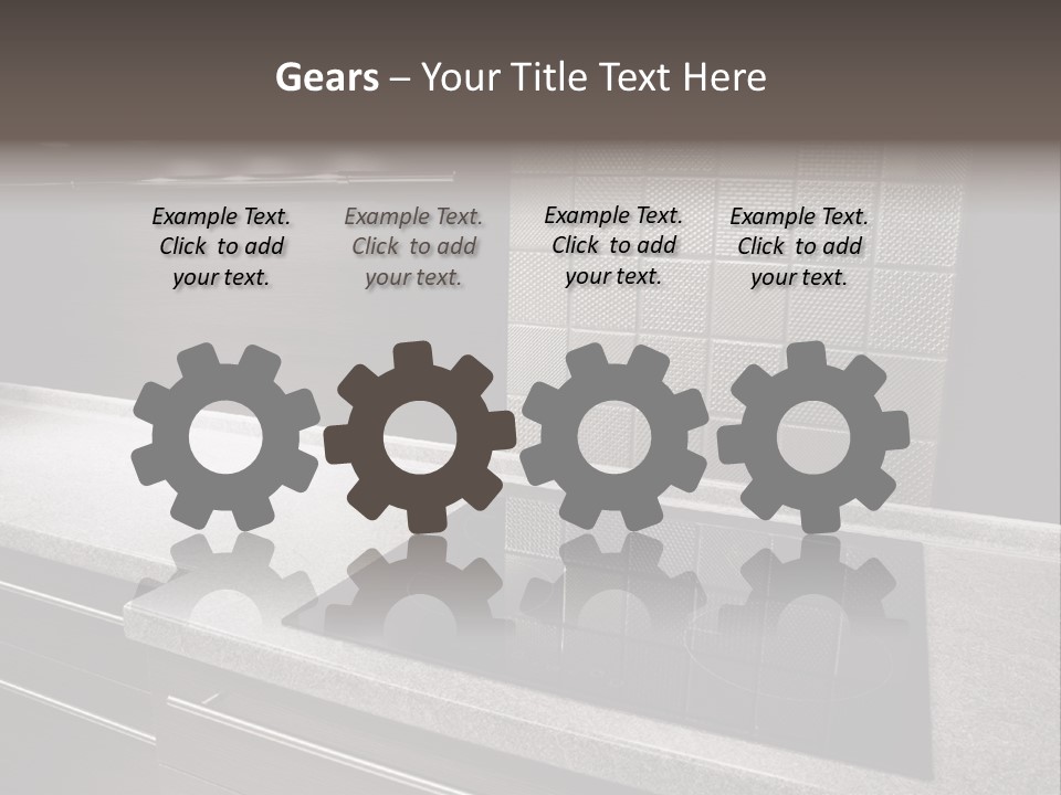 Indoors Domestic Glass PowerPoint Template