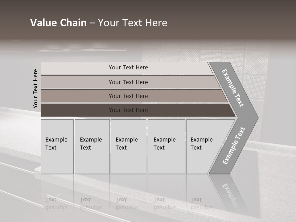 Indoors Domestic Glass PowerPoint Template