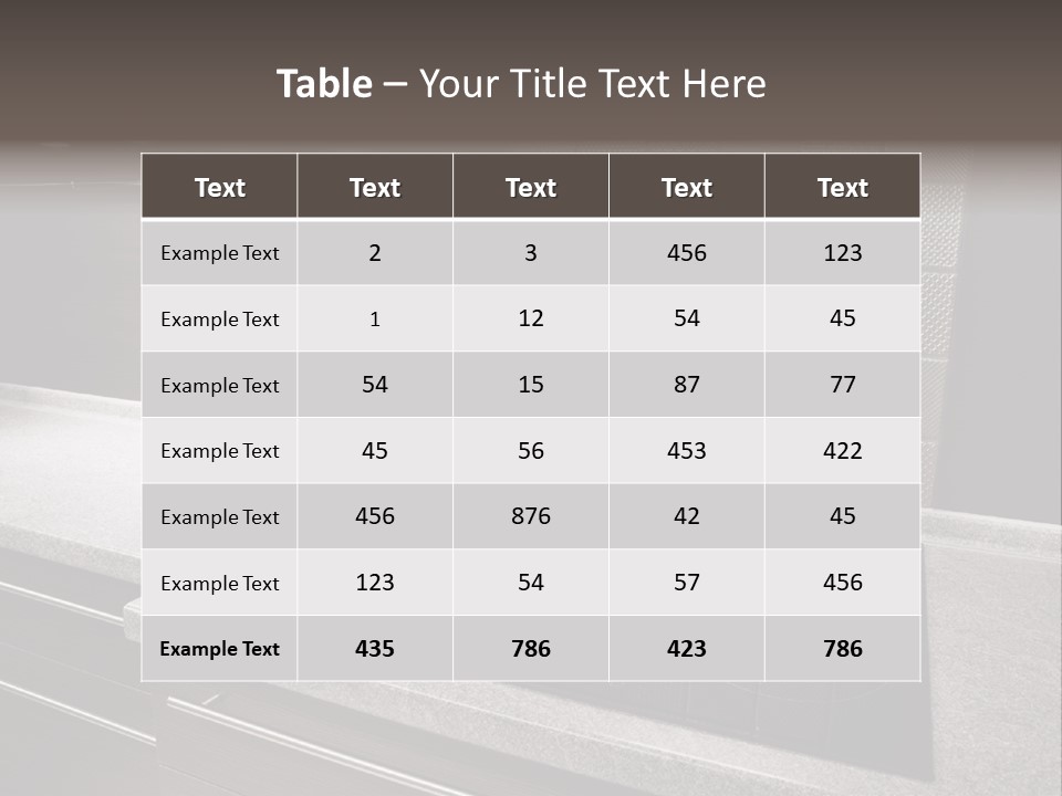 Indoors Domestic Glass PowerPoint Template