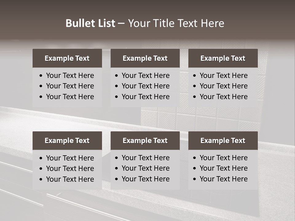 Indoors Domestic Glass PowerPoint Template