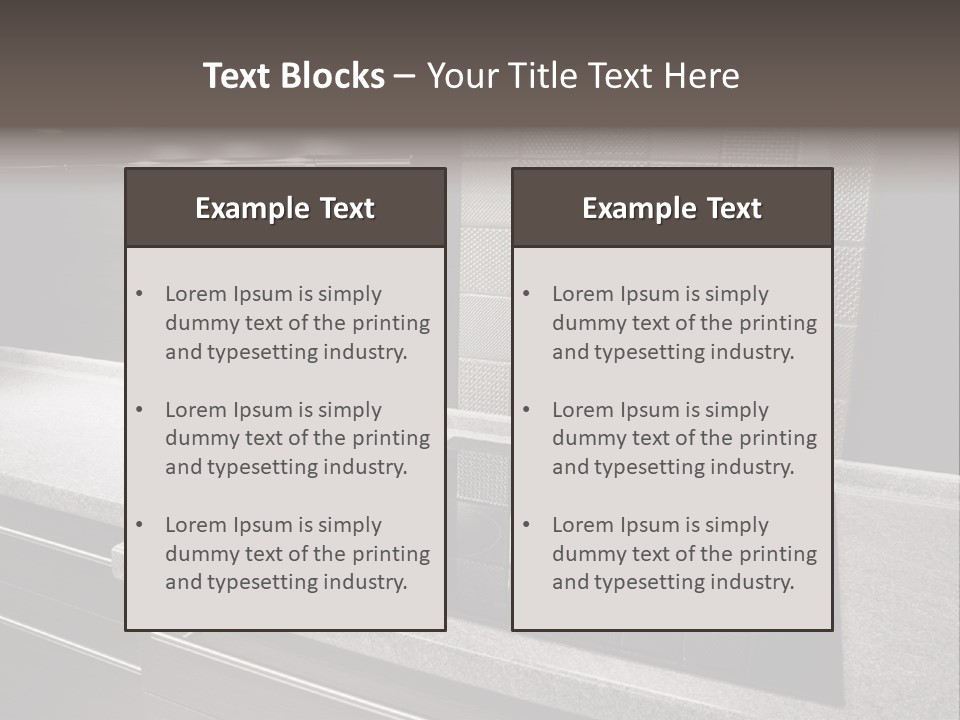 Indoors Domestic Glass PowerPoint Template