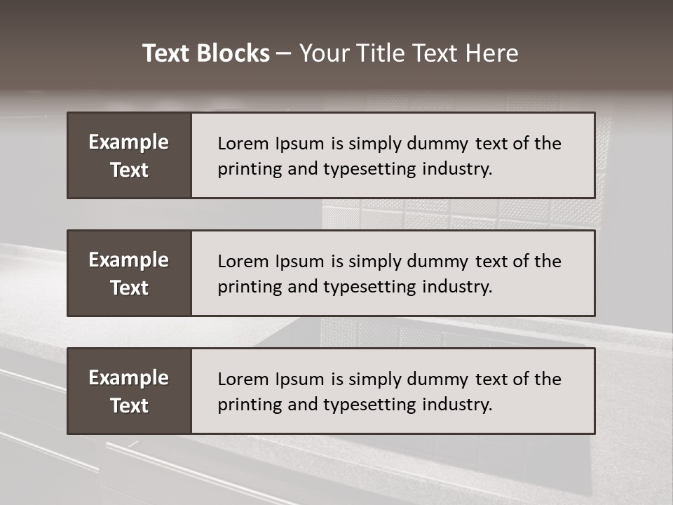 Indoors Domestic Glass PowerPoint Template