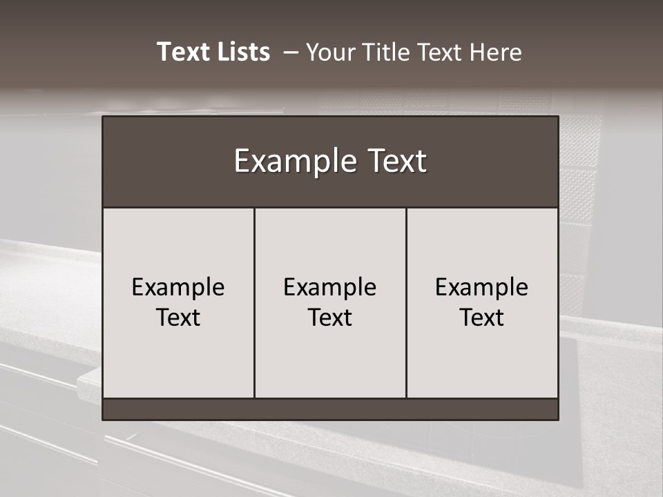 Indoors Domestic Glass PowerPoint Template