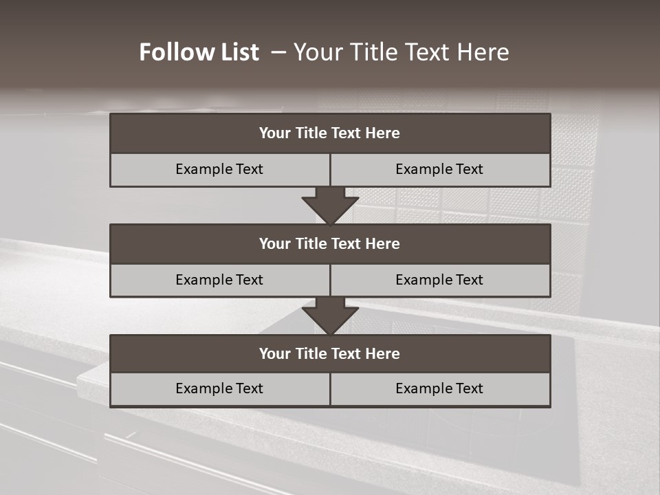 Indoors Domestic Glass PowerPoint Template
