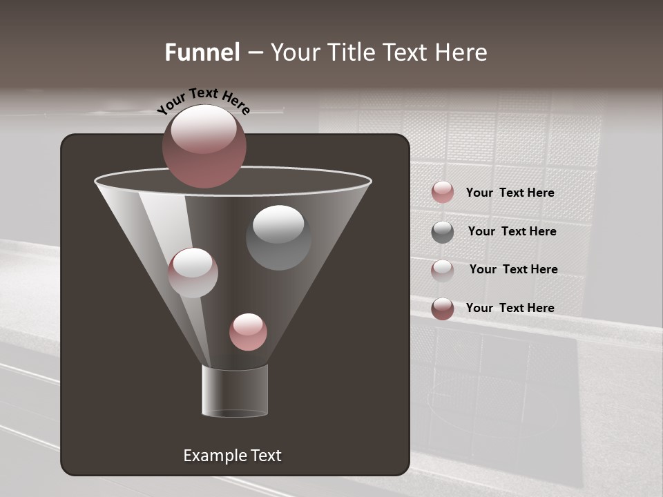 Indoors Domestic Glass PowerPoint Template