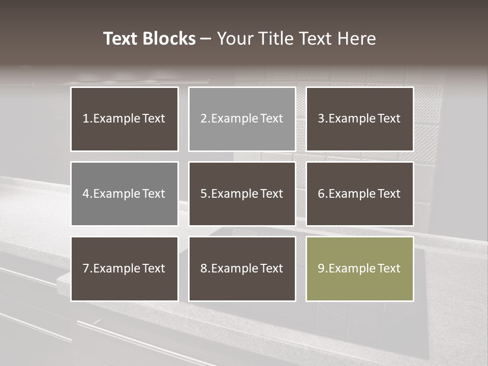 Indoors Domestic Glass PowerPoint Template