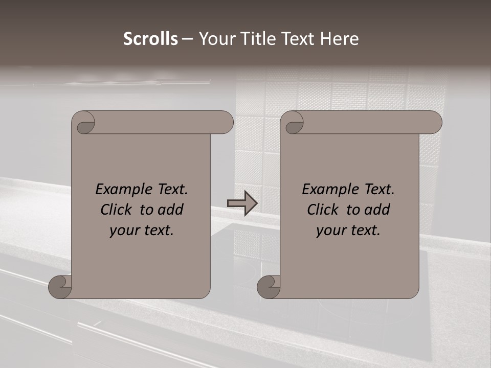 Indoors Domestic Glass PowerPoint Template