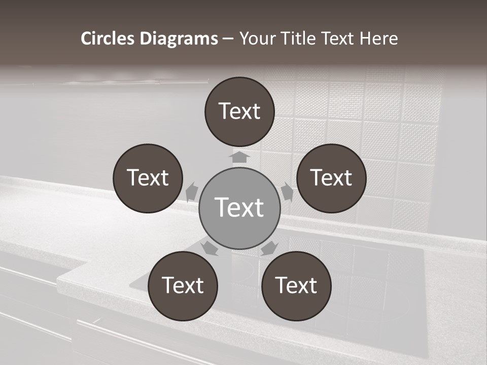 Indoors Domestic Glass PowerPoint Template