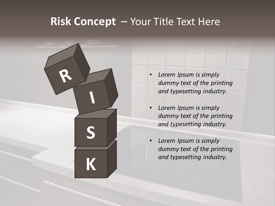 Indoors Domestic Glass PowerPoint Template