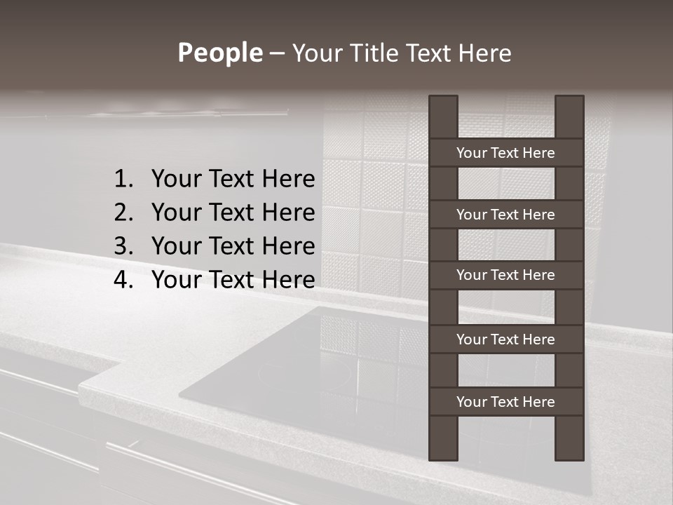 Indoors Domestic Glass PowerPoint Template