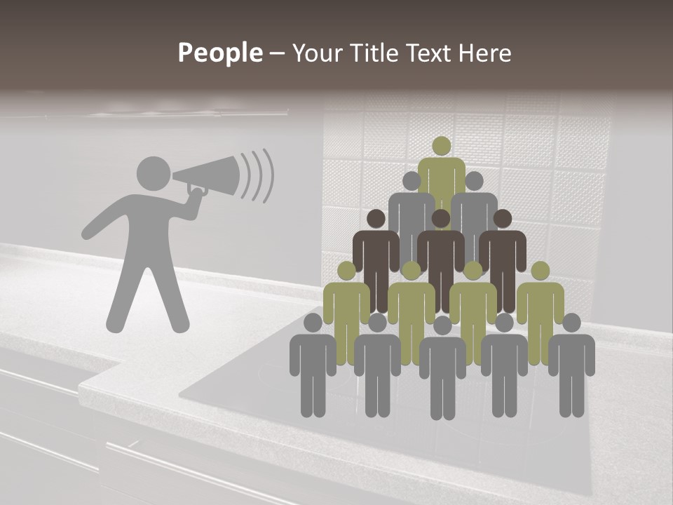 Indoors Domestic Glass PowerPoint Template