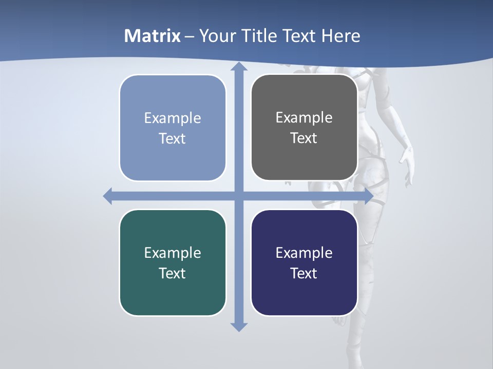 Woman Artist Imagination PowerPoint Template