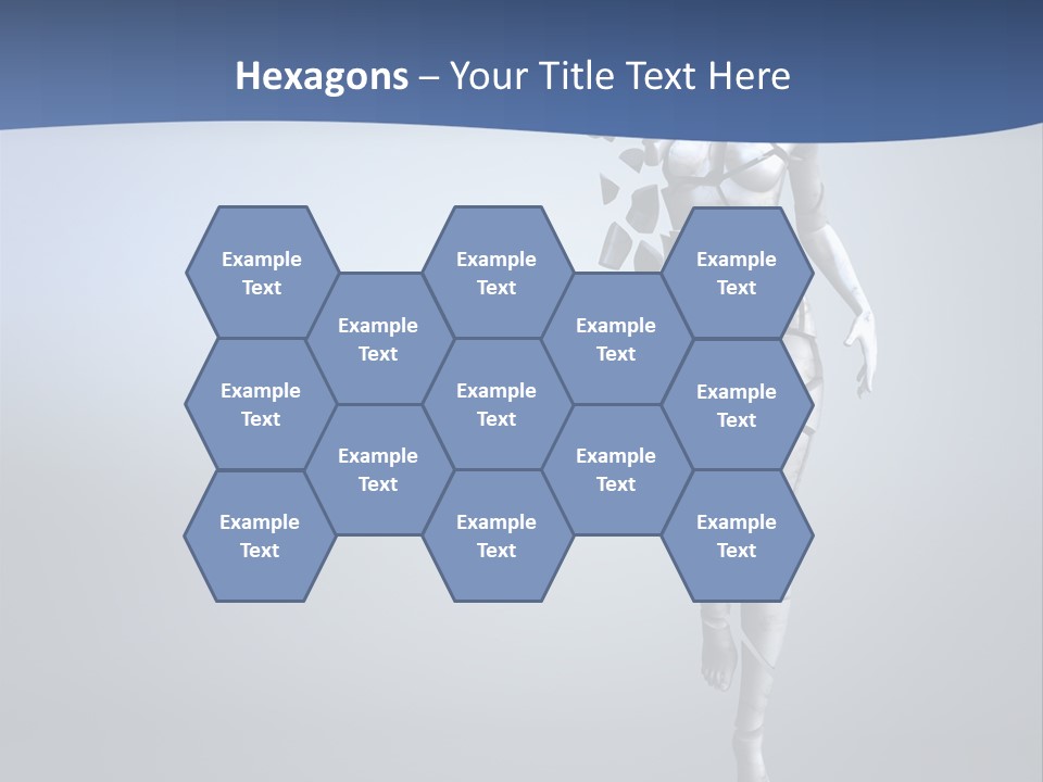 Woman Artist Imagination PowerPoint Template