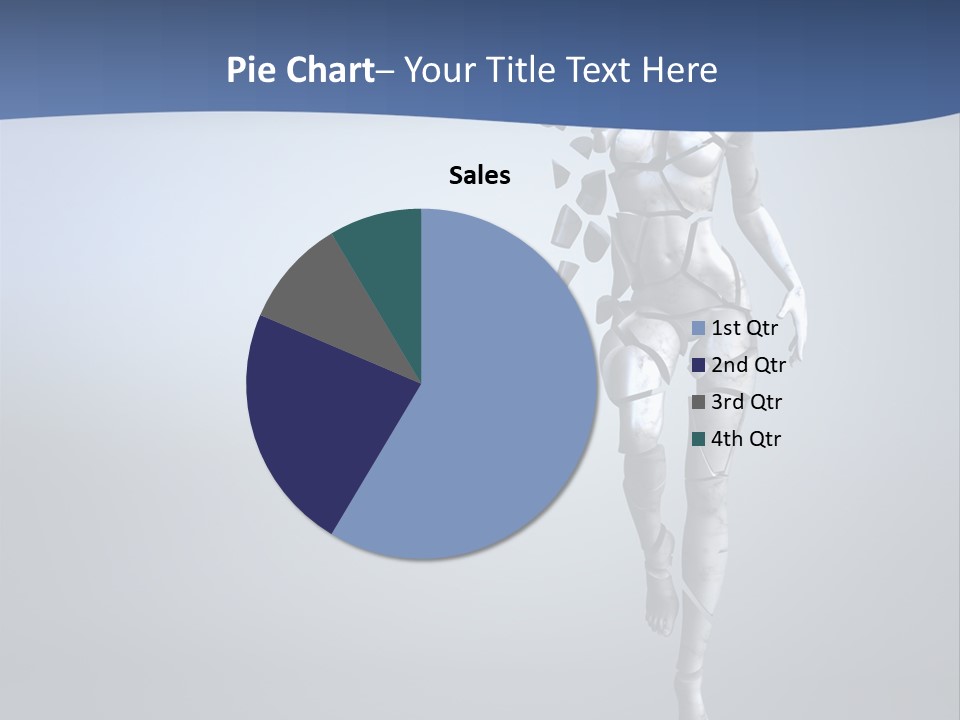 Woman Artist Imagination PowerPoint Template