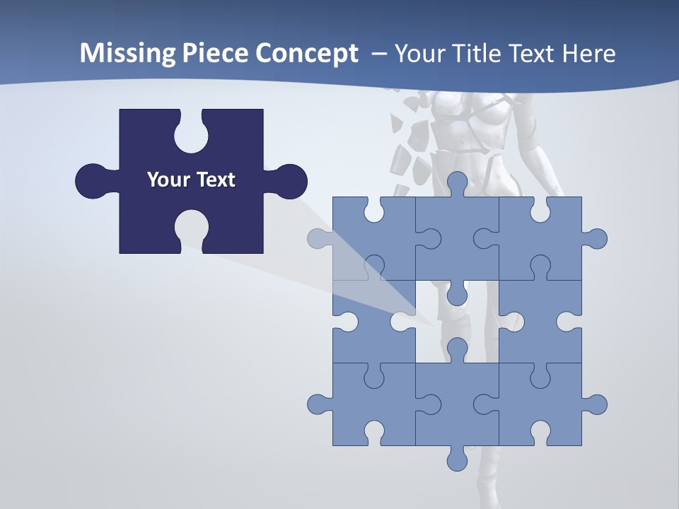 Woman Artist Imagination PowerPoint Template