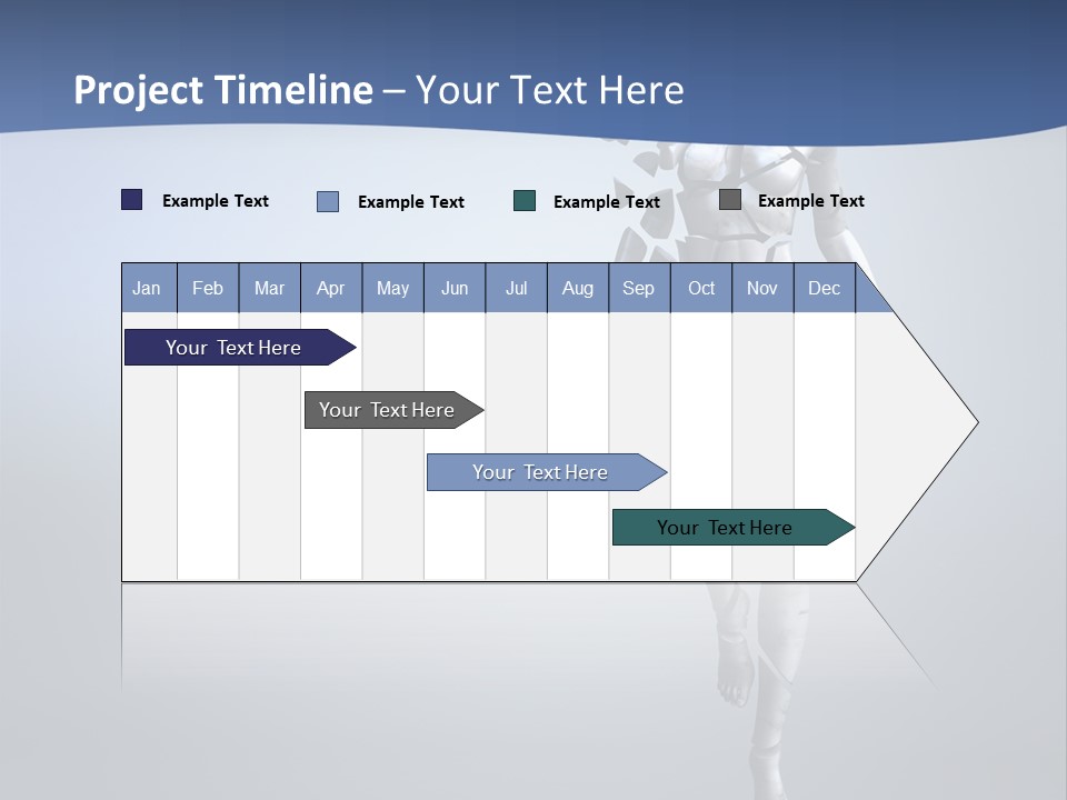 Woman Artist Imagination PowerPoint Template