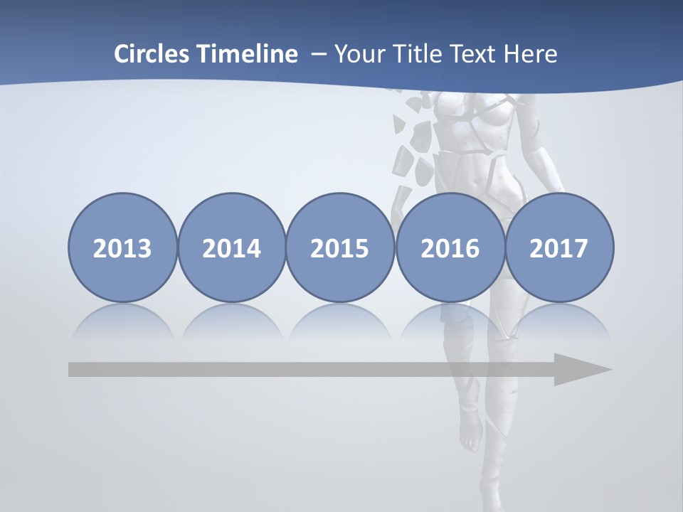 Woman Artist Imagination PowerPoint Template