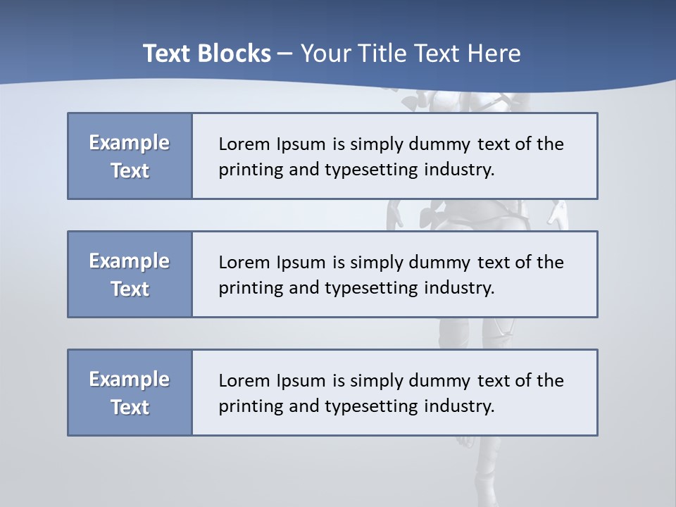 Woman Artist Imagination PowerPoint Template