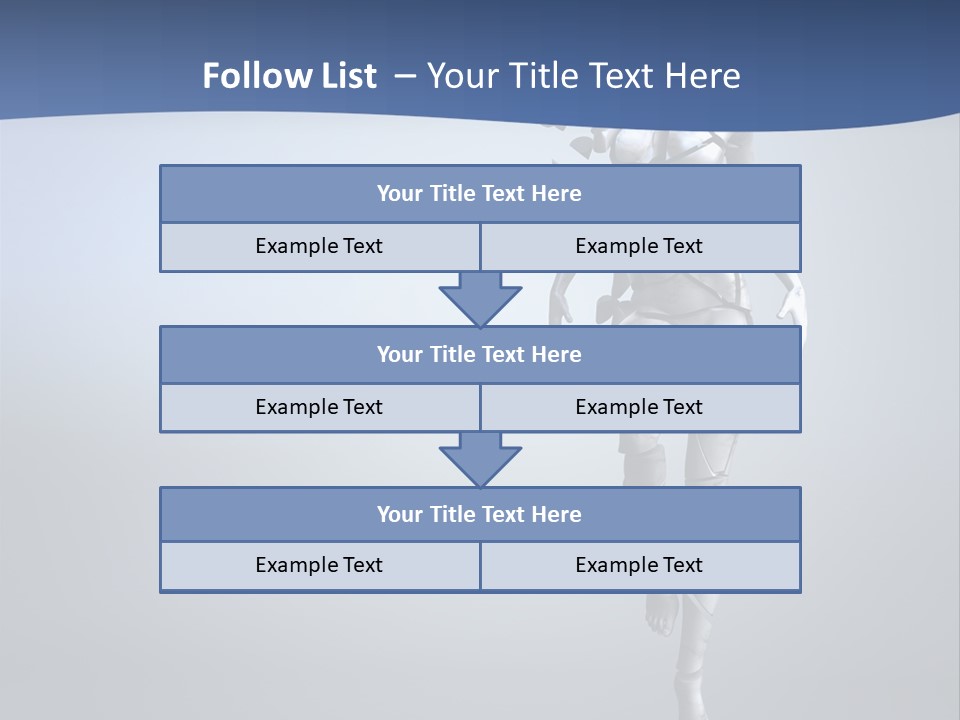 Woman Artist Imagination PowerPoint Template