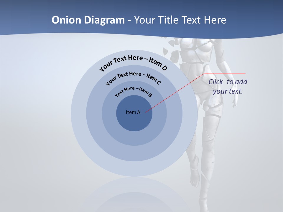 Woman Artist Imagination PowerPoint Template