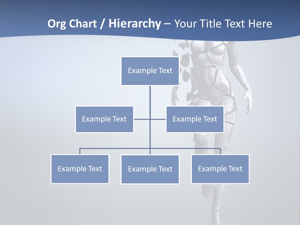 Woman Artist Imagination PowerPoint Template