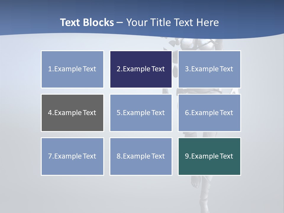 Woman Artist Imagination PowerPoint Template