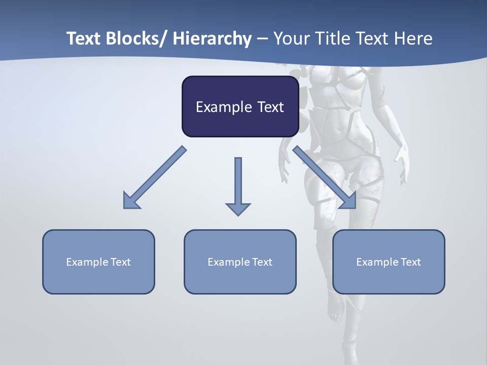 Woman Artist Imagination PowerPoint Template