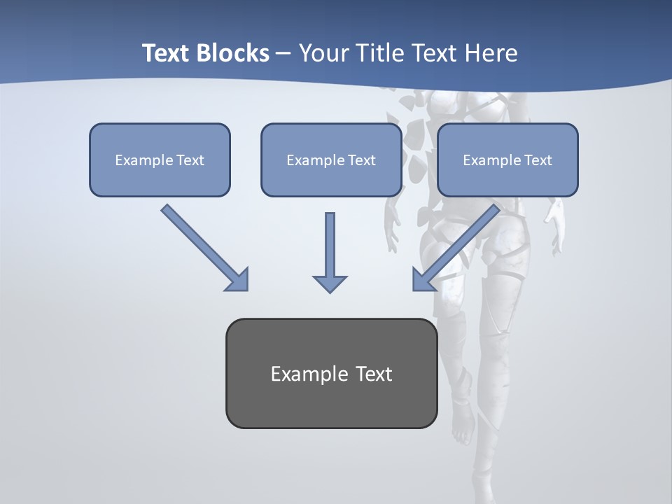 Woman Artist Imagination PowerPoint Template