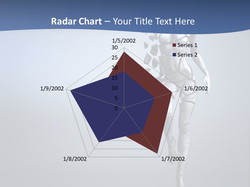 Woman Artist Imagination PowerPoint Template